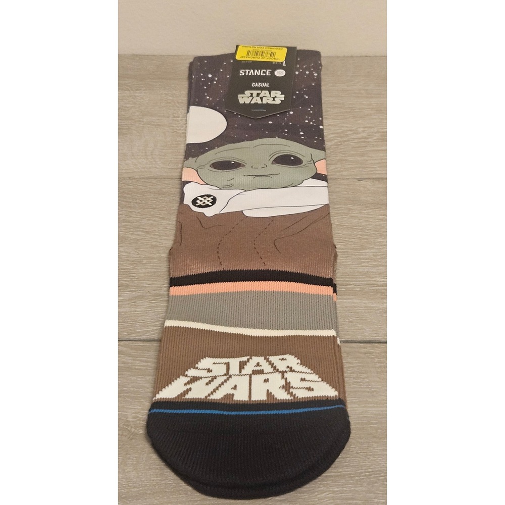 Stance Star Wars Grogu The Child Crew Socks Mens Large A555D23GRO Mid Cushion